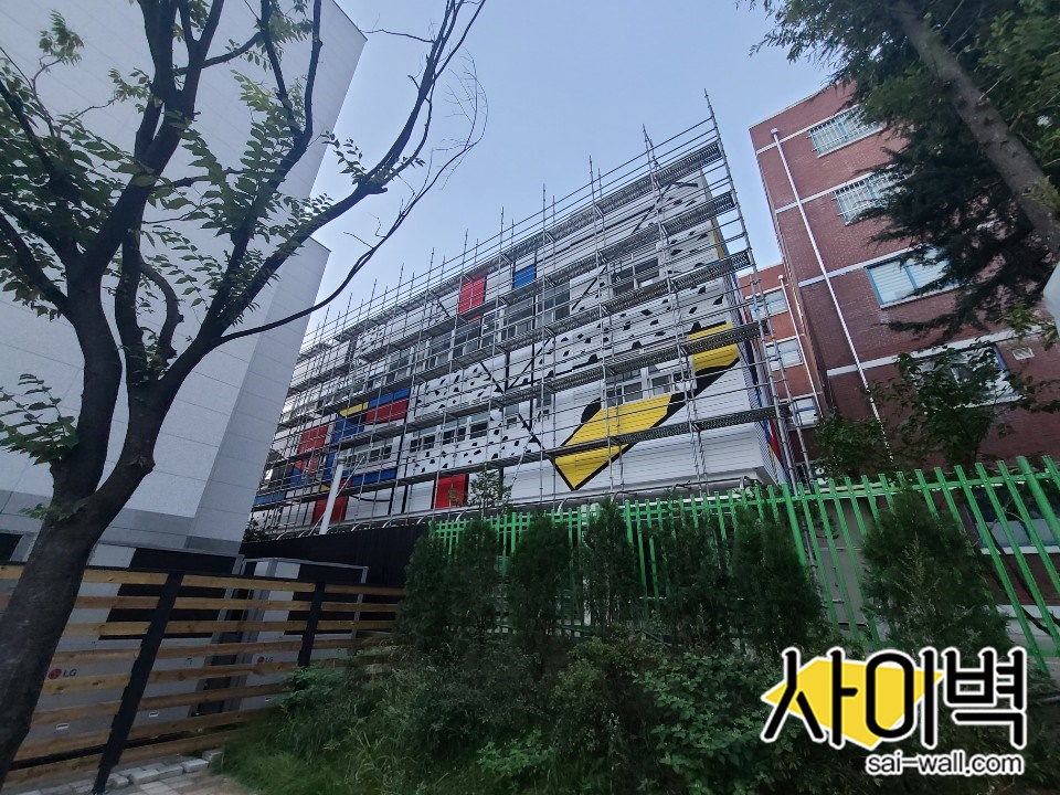 연성중학교 급식소 벽화 벽화 시공 사진 14
